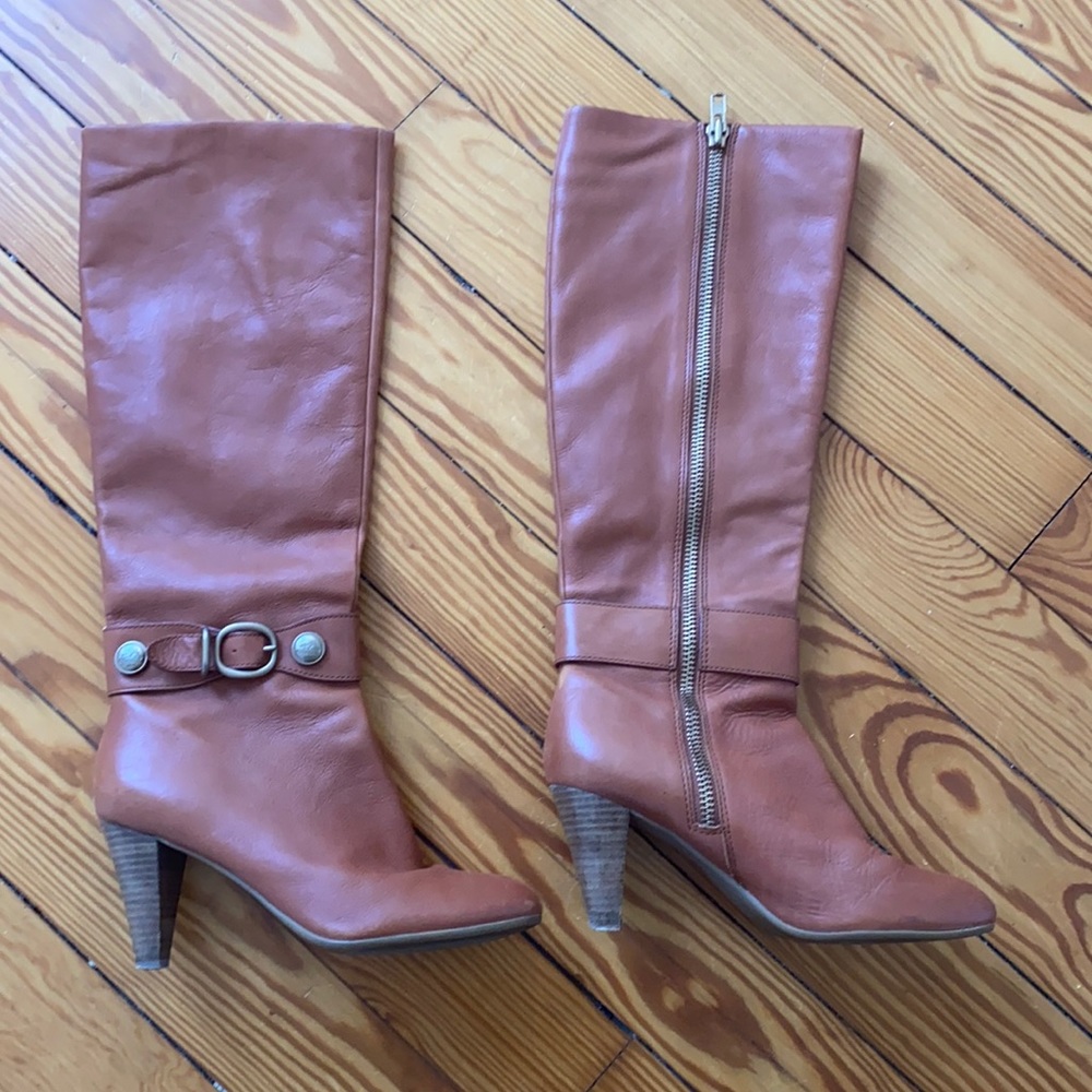 COACH Brown Leather Boots